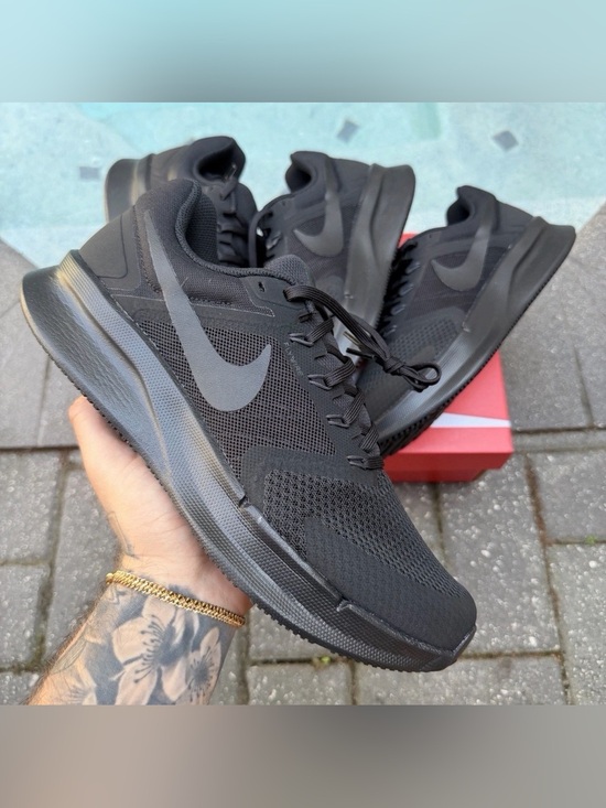 Nike Shoes - NIKE RUN SWIFT 3 RUNNING SHOES SNEAKERS ALL BLACK DR2698-003 WMNS SIZE 12